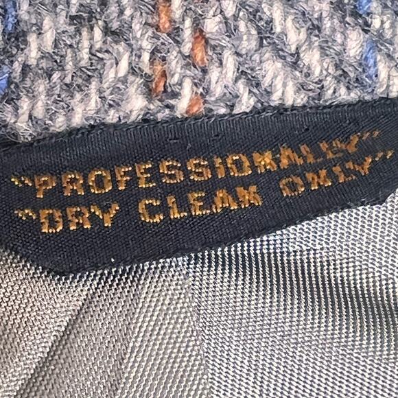 Vintage Harris Tweed Size 42R Wool 2 Button Blazer Sport Coat Jacket Classic - Picture 11 of 15